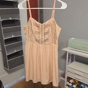 American Eagle Outfitters Peach Mini Dress